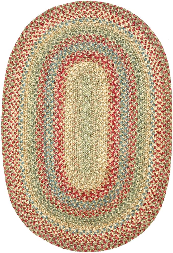 Azalea Multi Color Oval Braided Rug, Everywhere - Image 8