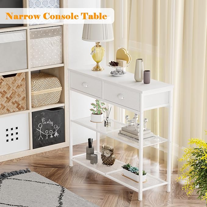 Furologee 30'' Entryway Table, Narrow Sofa Table - Image 8