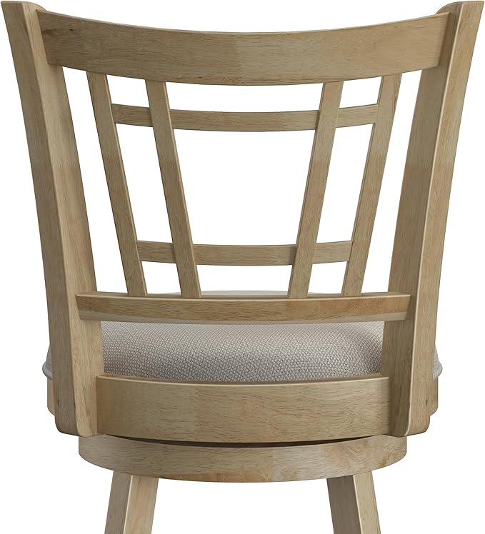 Hillsdale Fairfox 24.5" Wood Swivel Counter Height Stool - Image 9