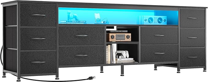 Huuger 62 Inch LED TV Stand Dresser by Huuger
