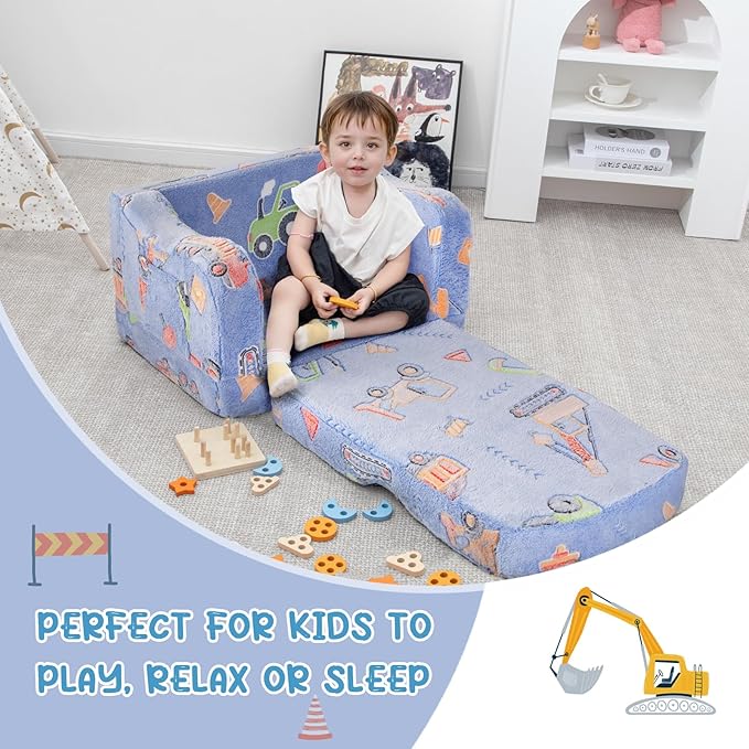 Comfy Toddler Chair and Couch for Kids - Image 5