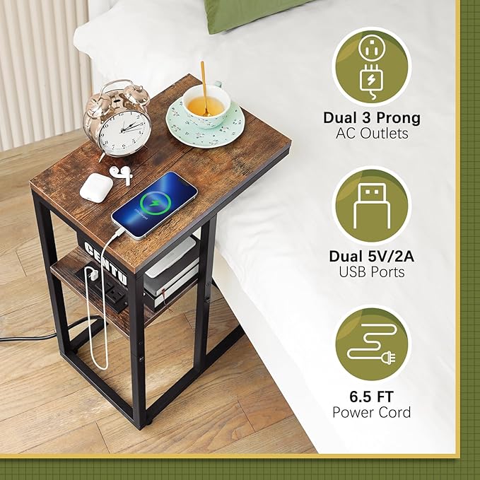 Yoobure LED C Shaped End Table - Image 5