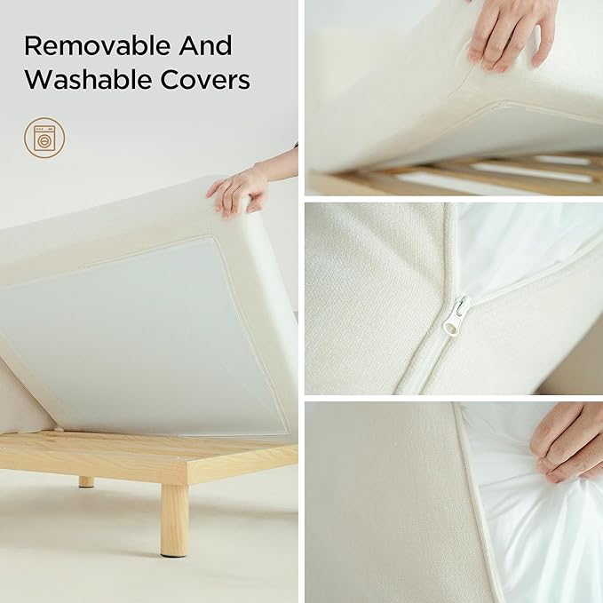 Acanva Minimalist Modular Sectional Sofa - Image 4