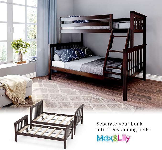 Max & Lily Bunk Bed Twin Over Full Size - Image 7