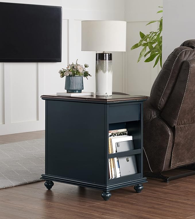 Martin Svensson Home Elegant Chairside End Table, 24 in x 16 in x 25 in - Image 3