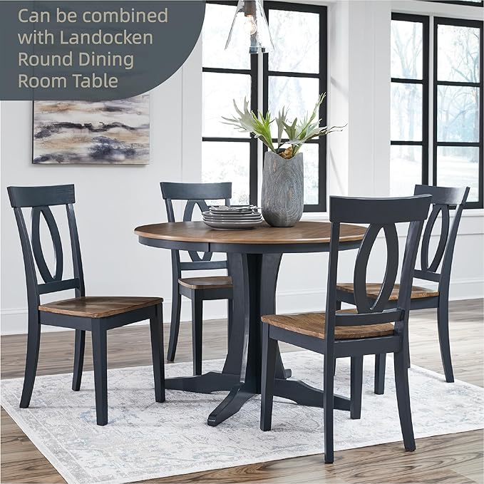 Signature Design by Ashley Landocken Casual Armless Dining Chair - Image 9