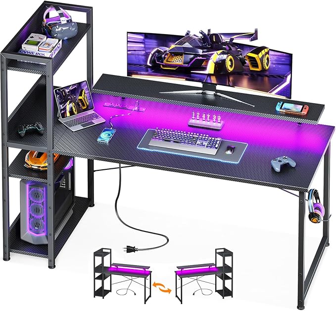 ODK Reversible 55 Inch Gaming Desk by ODK