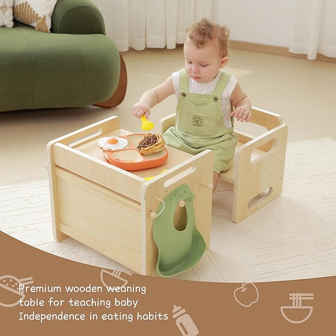 Montessori Weaning Table and Chair Set - Image 6