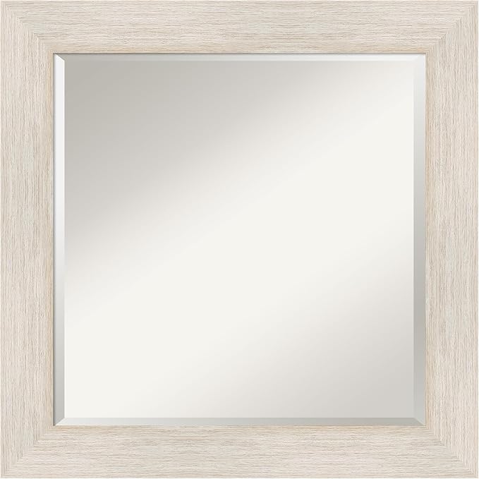 Amanti Art White Bathroom Mirror by AmantiArt