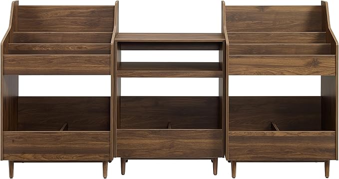 Crosley Furniture Liam 3-Piece Turntable Record Player Stand And Vinyl Storage - Image 4