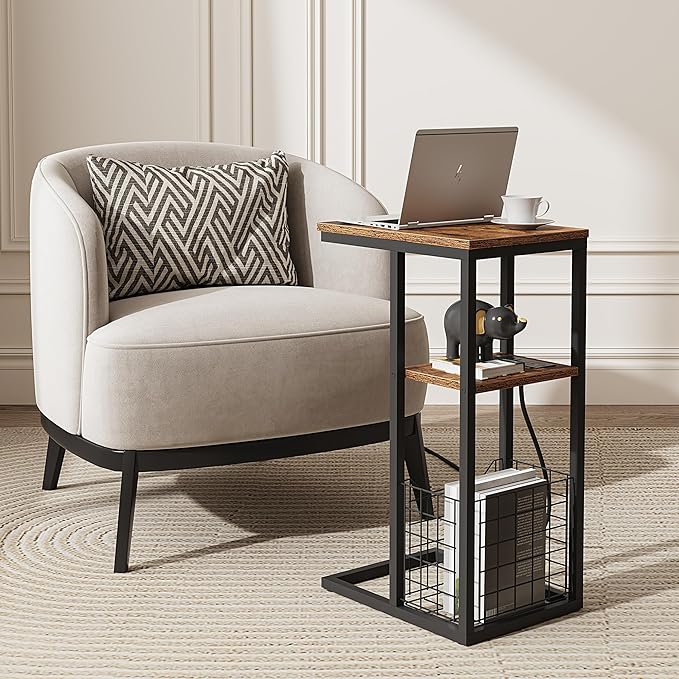 Vagusicc C Shaped End Table - Image 7