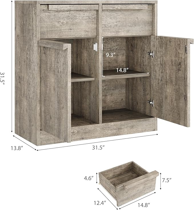 GarveeHome Sideboard Buffet Cabinet - Image 3