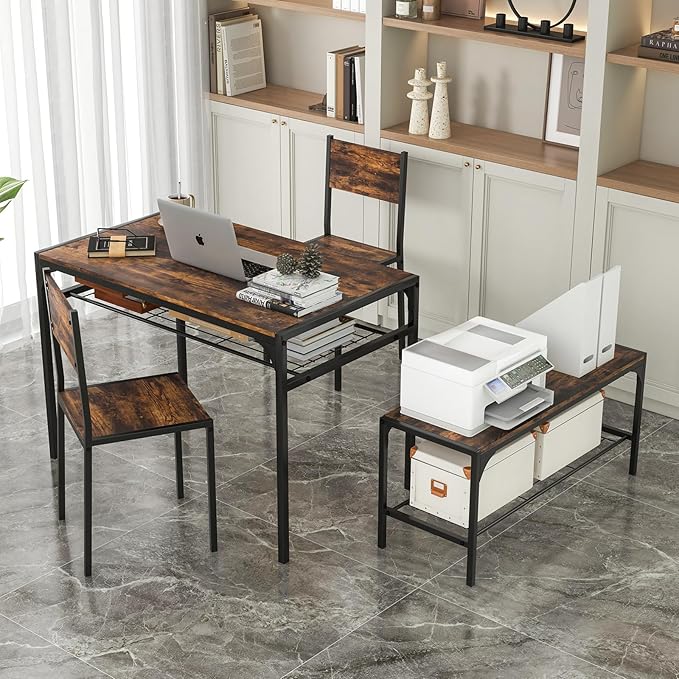 Giantex Dining Table Set for 4, Kitchen Table - Image 3