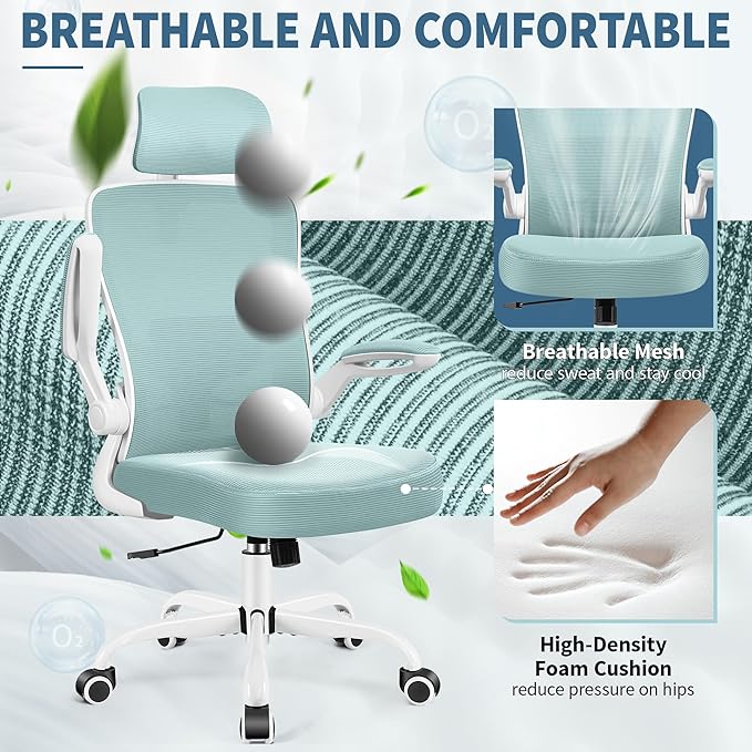 FelixKing Ergonomic Office Chair, Headrest Desk Chair Office Chair - Image 8