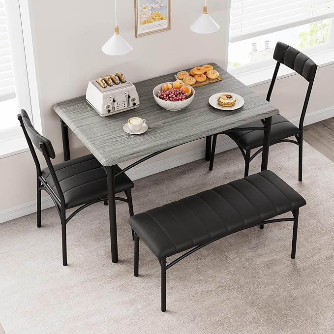 Dining Table Set for 4, Small Dining Table Set - Image 4