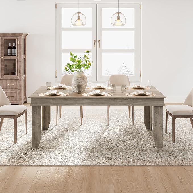 GarveeHome Farmhouse Dining Table by GarveeHome