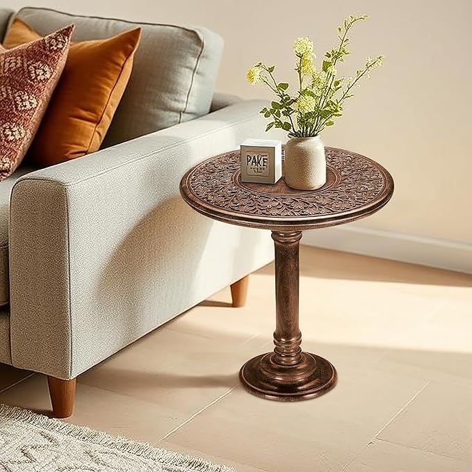 Wooden End Table for Living Room - Image 2