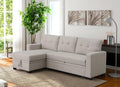 82 Inch Convertible Sleeper Sectional Sofa by Unknown