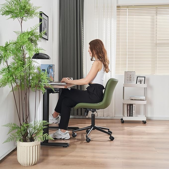 YOUNIKE Armless Home Office Desk Chair - Image 8