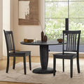 COLAMY Wooden Dining Room Chairs Set of 2, Spindle High Back Windsor Kitchen by COLAMYINC