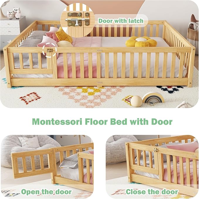 Queen Size Floor Bed Frame - Image 4
