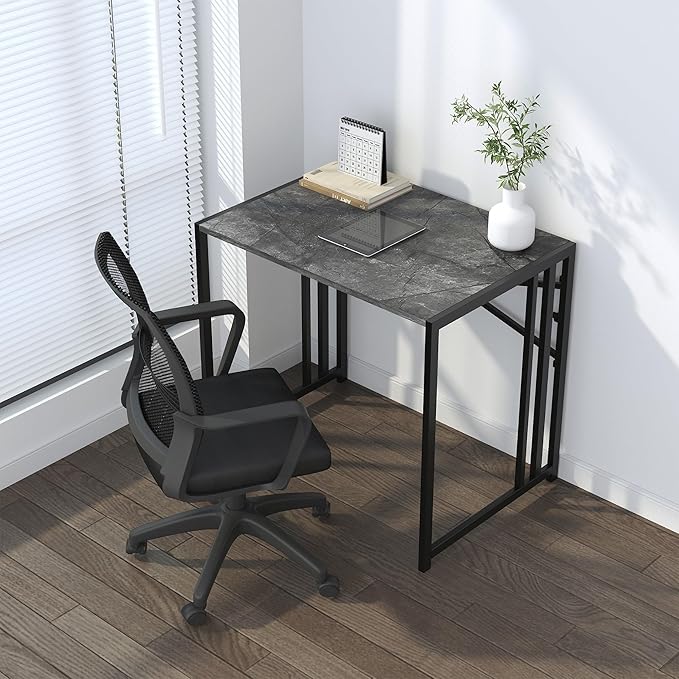 Small Folding Computer Desk 32 inch, Writing Gaming Computer Desk - Image 2