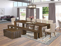X07SI-BC8-04 - 10 Pieces Modern Dining Set contains an Extendable Rectangle by LuxebyEastWestFurniture
