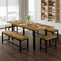 Feonase 5-Piece Dining Table for 4-8 People, Dining Room Table by FEONASE
