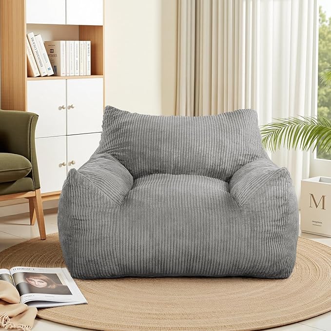 INMOZATA Bean Bag Chair for Adults, 3FT Beanbag Chair - Image 3