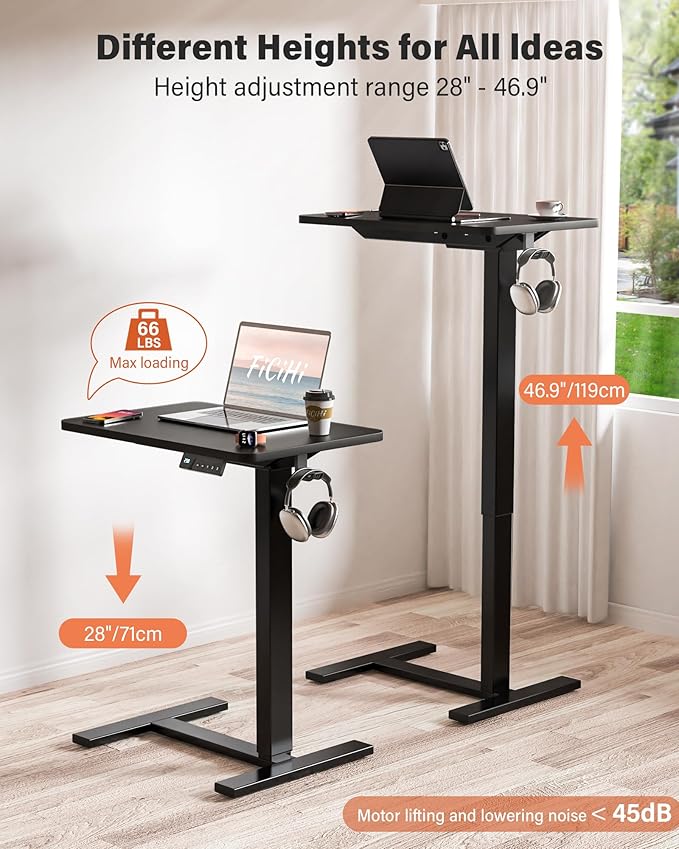 Small Mobile Standing Desk - Image 5