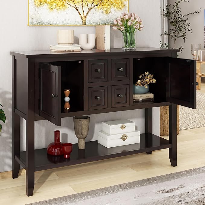 Merax Wood Farmhouse Buffet Table - Image 4