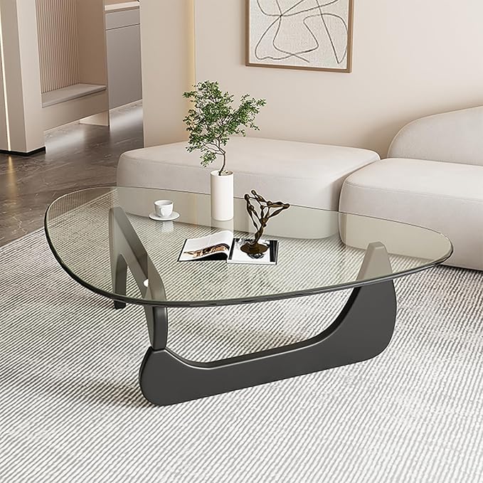 Mid Century Modern Glass Coffee Table - Image 8