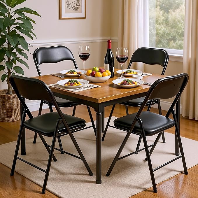 HealSmart 2 Pcs Folding Chairs - Image 2