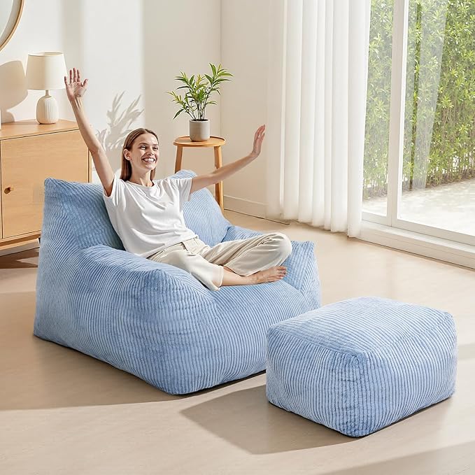 INMOZATA Bean Bag Chair for Adults, 3FT Beanbag Chairs by INMOZATA