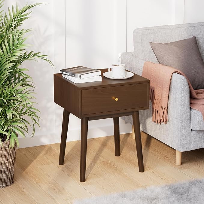 Small Solid Wood end Table by SANXIANHM