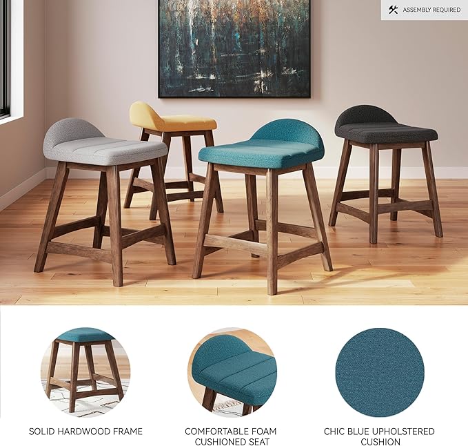 Signature Design by Ashley Lyncott Contemporary 28.5" Counter Height - Image 4