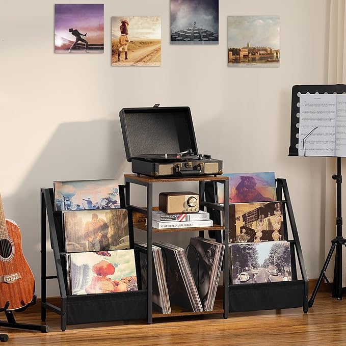 LELELINKY Record Player Stand - Image 2