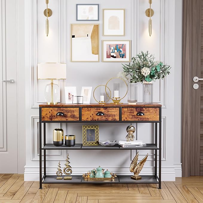 Furologee Entryway Table, Industrial Entry Way Table - Image 2
