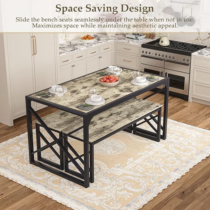 VECELO Kitchen Dining Table Set - Image 5