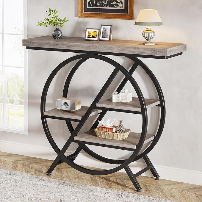 Tribesigns 40-Inch Console Table, 4-Tier Entryway Table - Image 8