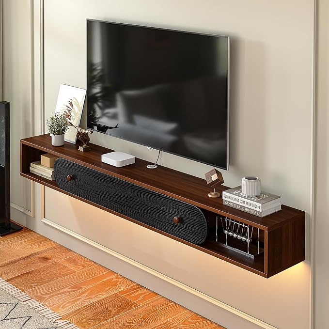 Floating TV Stand Wall Mounted 55'', Modern Media Console - Image 2