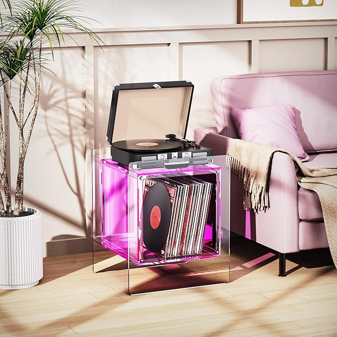 Acrylic Nightstand Colorful Bedside Table - Image 7