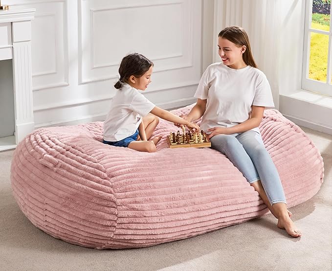 Hobestluk 5FT Bean Bag Chairs Adult Bean Bag - Image 3