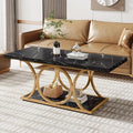 Tribesigns Rectangle Coffee Table, 47.24-inch Modern Coffee Tables by Tribesigns