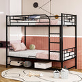 Twin Over Twin Metal Bunk Bed by Favfurish