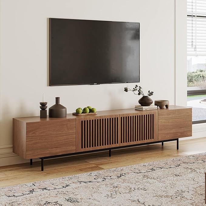 POVISON Full Assembled Mid-Century Modern TV Stand by POVISON