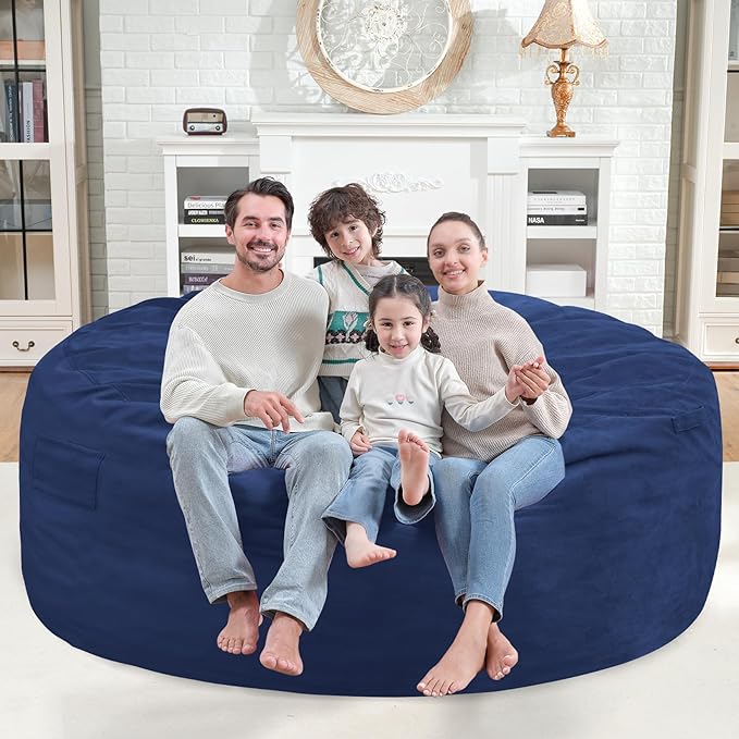6FT Bean Bag Chair, Large Bean Bag Chairs - Image 2