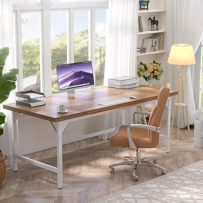 Unikito 70.8 Inch Extra Long Computer Desks, Heavy Duty Large Office Executive - Image 4