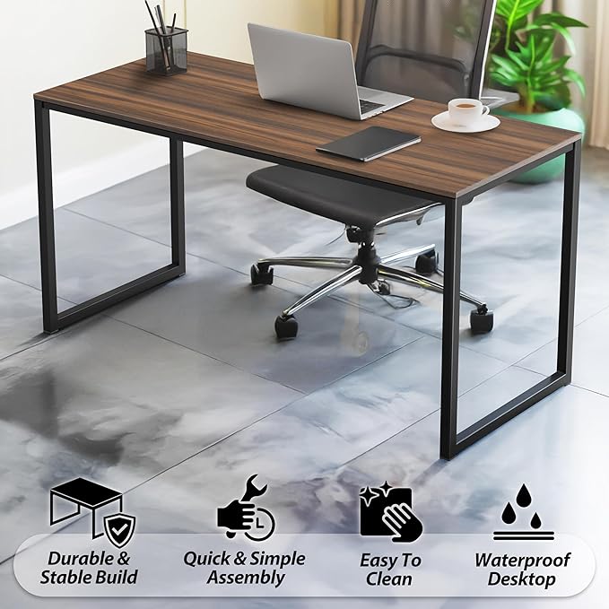 SHW Mission 48-Inch Home Office Computer Desk - Image 5