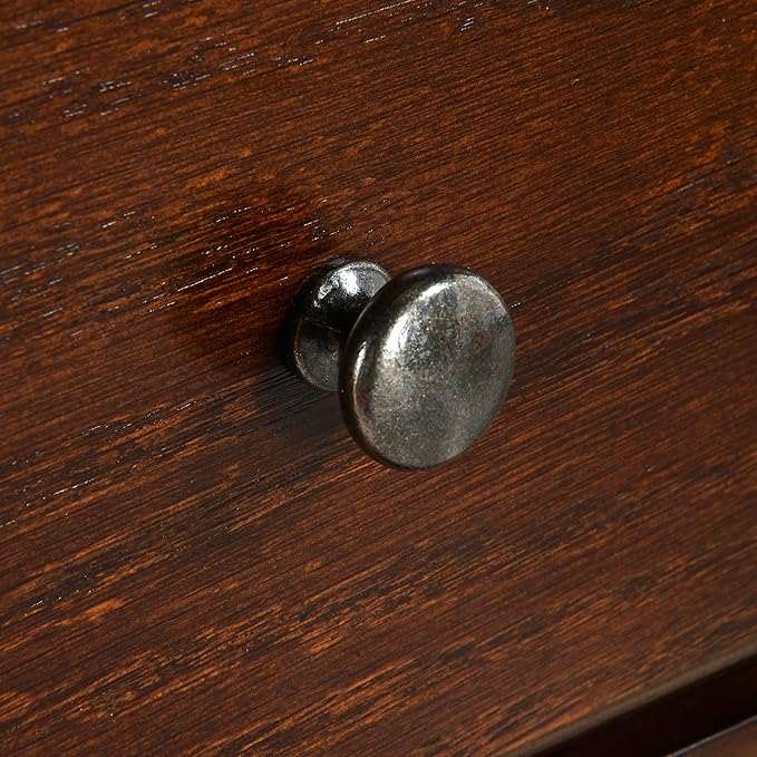 Narrow End Table with Drawer and Storage Shelf, Solid Wood Sofa Side Tables - Image 8